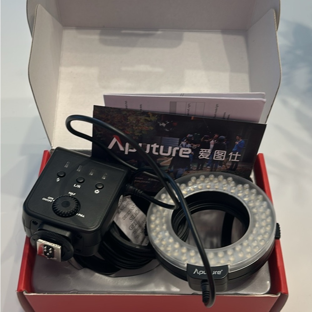 Black LED Ring Light for VR/AR Accessories